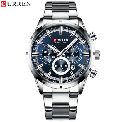Reloj Curren 8355 Hombre Acero Esfera 3D