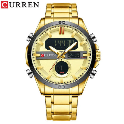 Reloj Curren 8384 Hombre Acero Digital Militar — vista 5 | Foucault Relojes