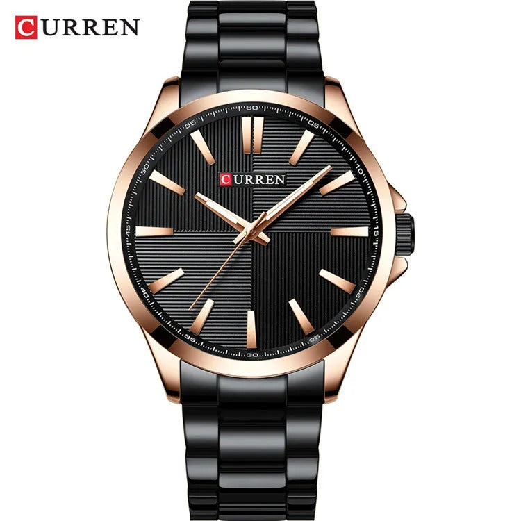 Reloj Curren Hombre Acero Malla Elegante — vista 5 | Foucault Relojes