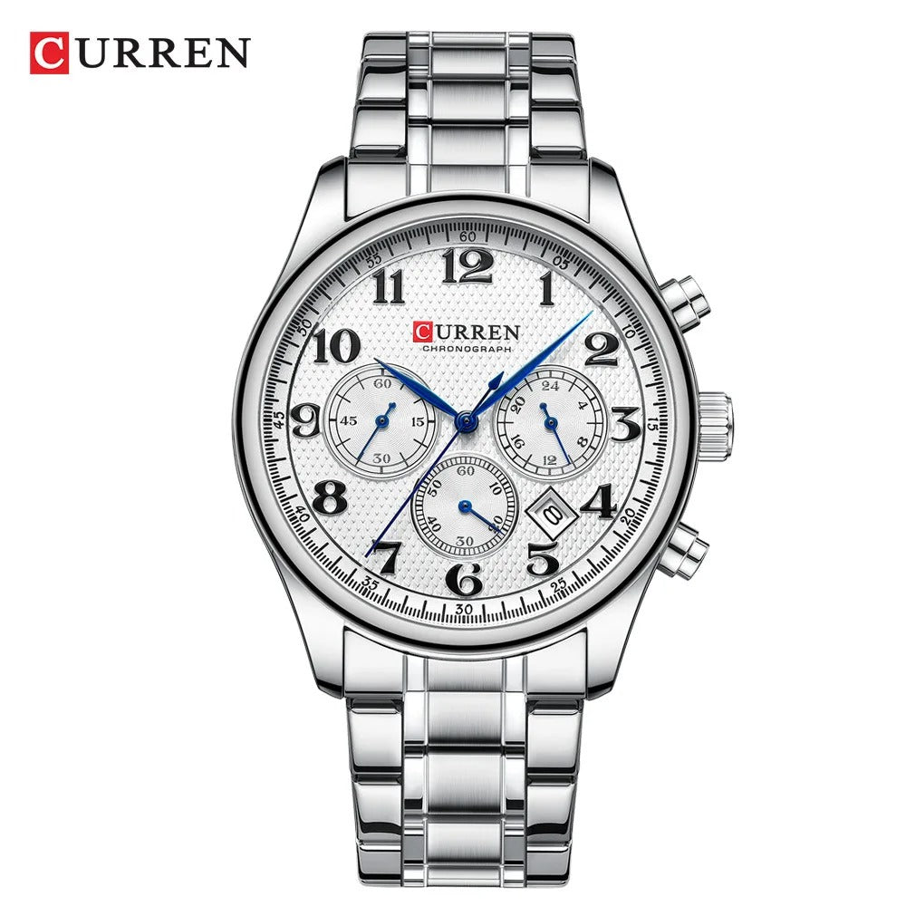 Reloj Curren 8466 Hombre Acero Ejecutivo
