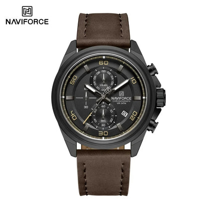 Reloj Naviforce NF8075 Hombre Cuero Cronógrafo