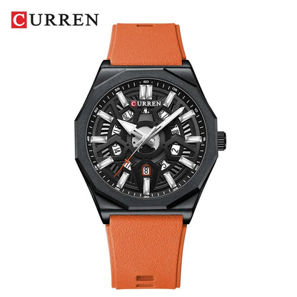 Reloj Curren Hombre Silicona Multifunción