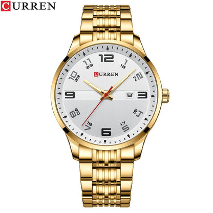 Reloj Curren 8411 Hombre Acero Calendario