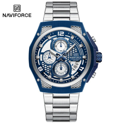 Reloj Naviforce NF8051S Hombre Acero Cronógrafo