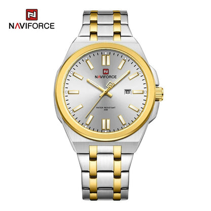 Reloj Naviforce Hombre Acero Luminoso Calendario