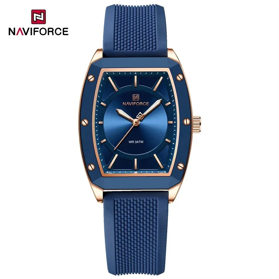 Reloj Naviforce NF5049 Mujer Tonneau Silicona