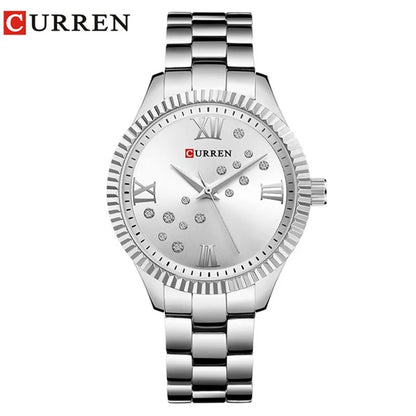 Reloj Curren 9009 Mujer Acero Japonés
