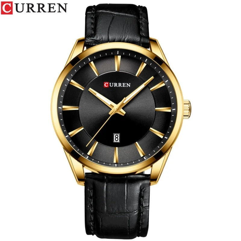 Reloj Curren 8365 Hombre Cuero Ejecutivo — vista 5 | Foucault Relojes