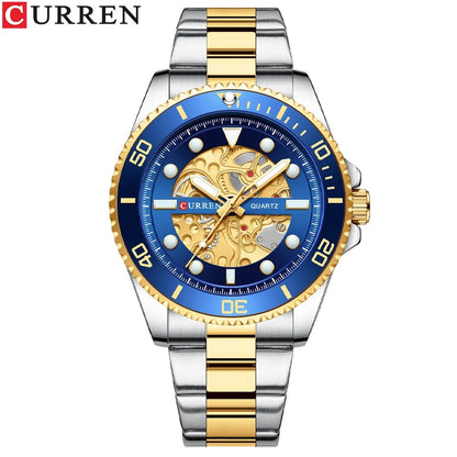 Reloj Curren 8412 Hombre Acero Esfera 3D