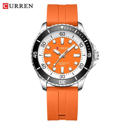 Reloj Curren 8448 Unisex Deportivo de Cuarzo con Correa de Silicona | Resistente al Agua