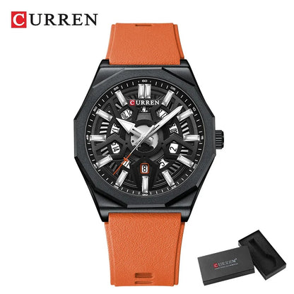 Reloj Curren Hombre Silicona Multifunción