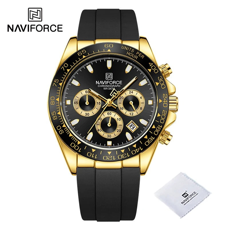 Reloj Naviforce NF8054 Hombre Silicona Cronógrafo