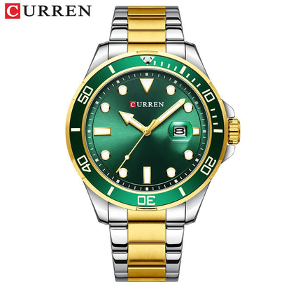 Reloj Curren 8388 Hombre Acero Fecha Automática