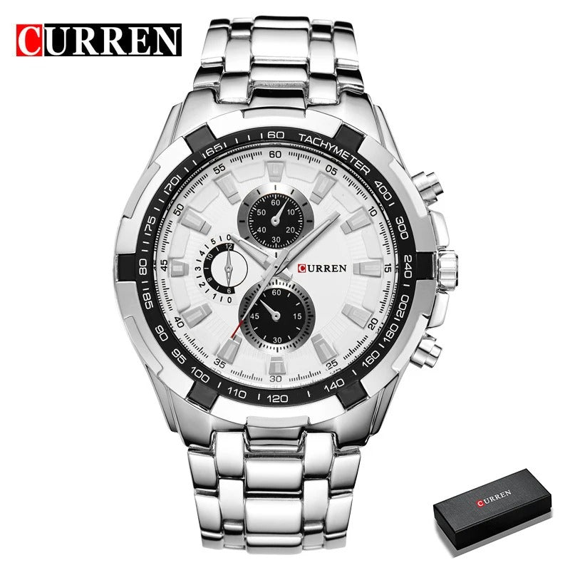 Reloj Curren 8023 Hombre Acero Militar
