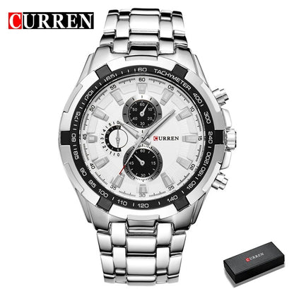 Reloj Curren 8023 Hombre Acero Militar
