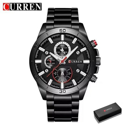 Reloj Curren 8275 Hombre Acero Tres Esferas
