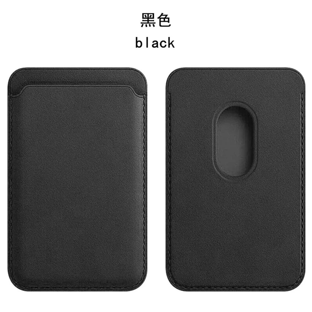 Tarjetero Magnético de Cuero para Hombre | Billetera Minimalista Porta Tarjetas RFID