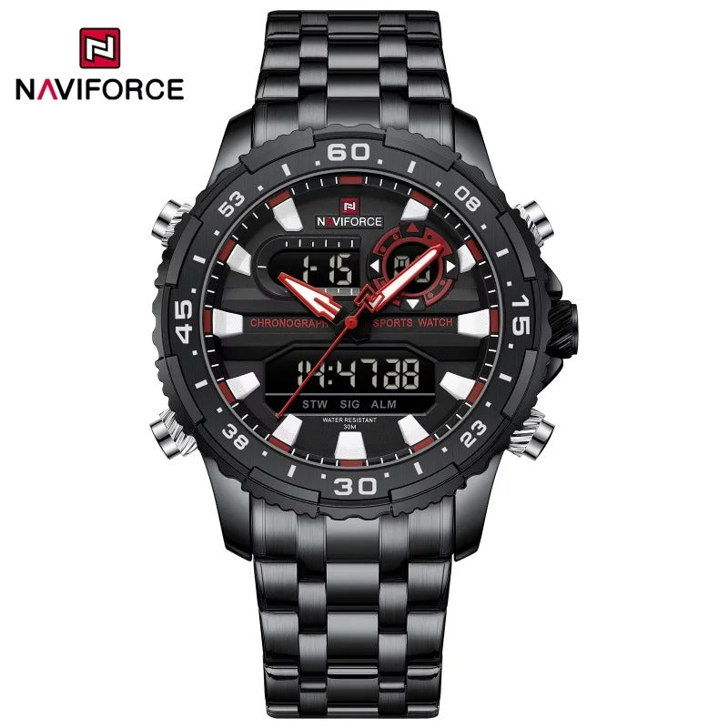 Reloj Naviforce Hombre Acero Analógico Digital
