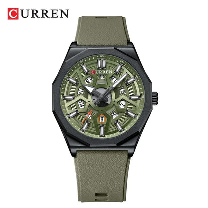 Reloj Curren Hombre Silicona Multifunción