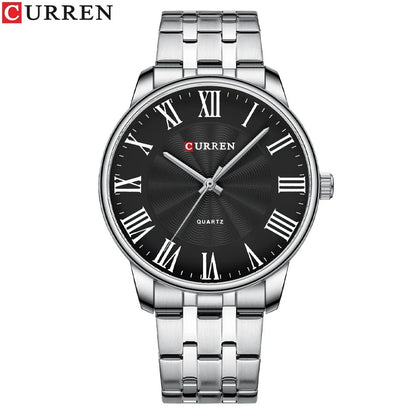 Reloj Curren 8422 Hombre Acero Minimalista Romano