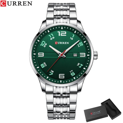 Reloj Curren 8411 Hombre Acero Calendario