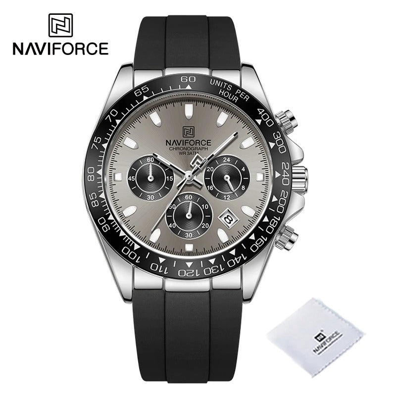 Reloj Naviforce NF8054 Hombre Silicona Cronógrafo