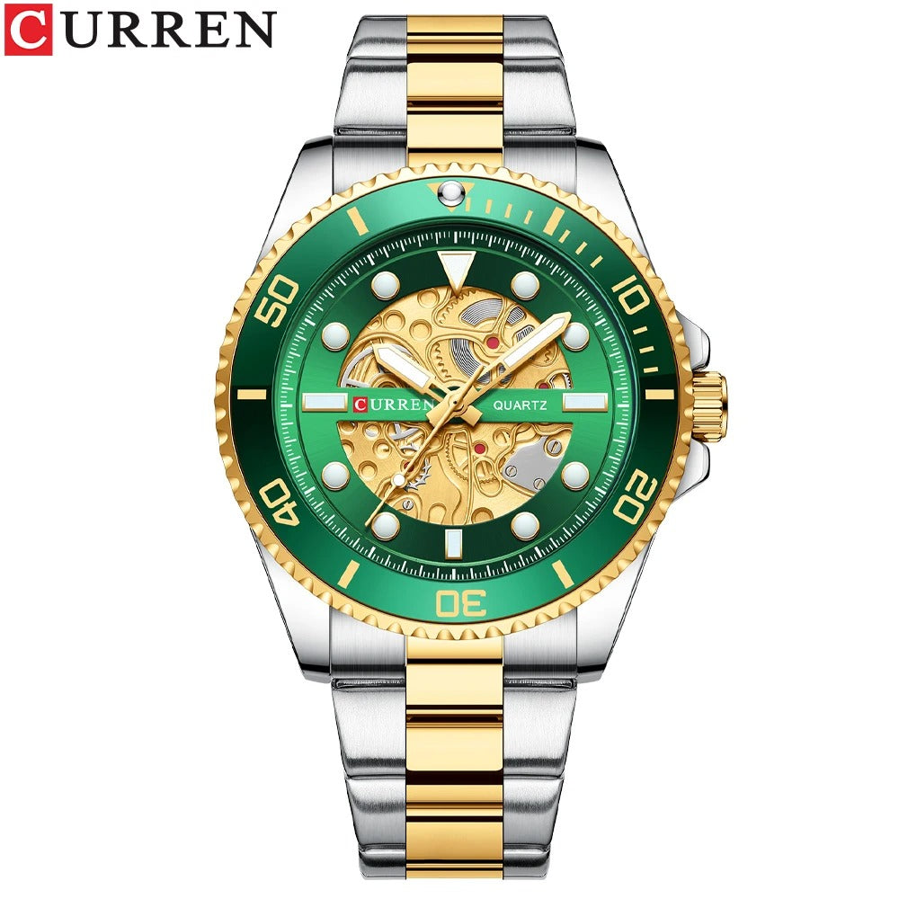 Reloj Curren 8412 Hombre Acero Esfera 3D