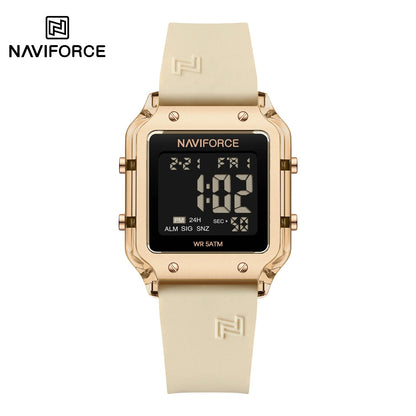 Reloj Naviforce NF6105 Mujer Digital Silicona Amarillo