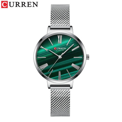 Reloj Curren 9076 Mujer Cuero Genuino