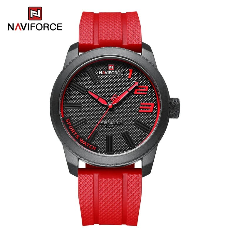 Reloj NAVIFORCE NF9202T para Hombre – Cuarzo Deportivo con Correa de Silicona, Calendario y Resistencia al Agua | Foucault Chile