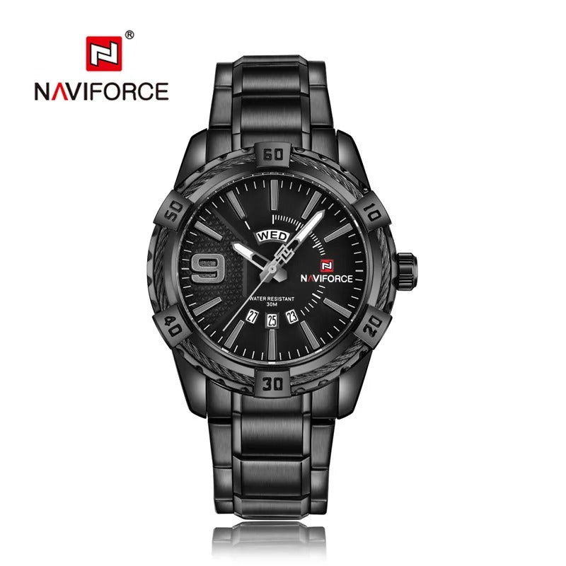 Reloj Naviforce NF9117S Hombre Acero Calendario