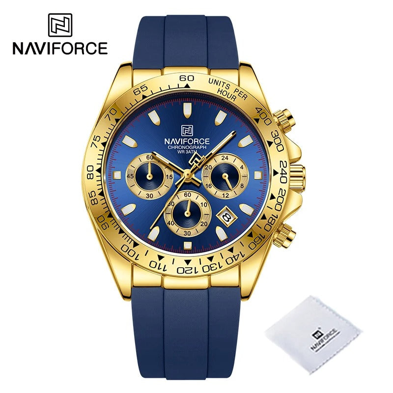 Reloj Naviforce NF8054 Hombre Silicona Cronógrafo