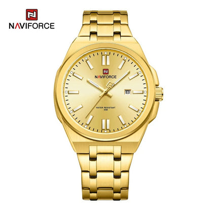 Reloj Naviforce Hombre Acero Luminoso Calendario