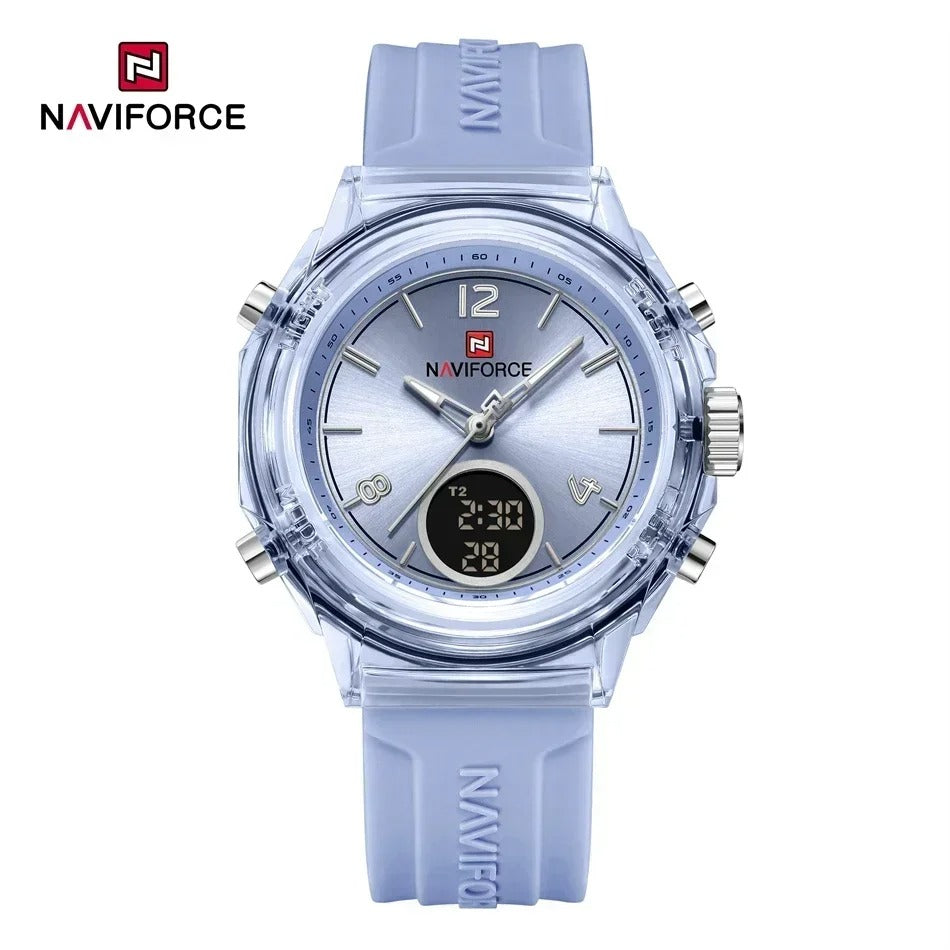 Reloj Naviforce Mujer Digital Silicona 5ATM