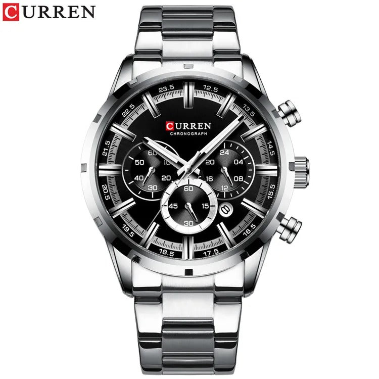 Reloj Curren 8355 Hombre Acero Esfera 3D