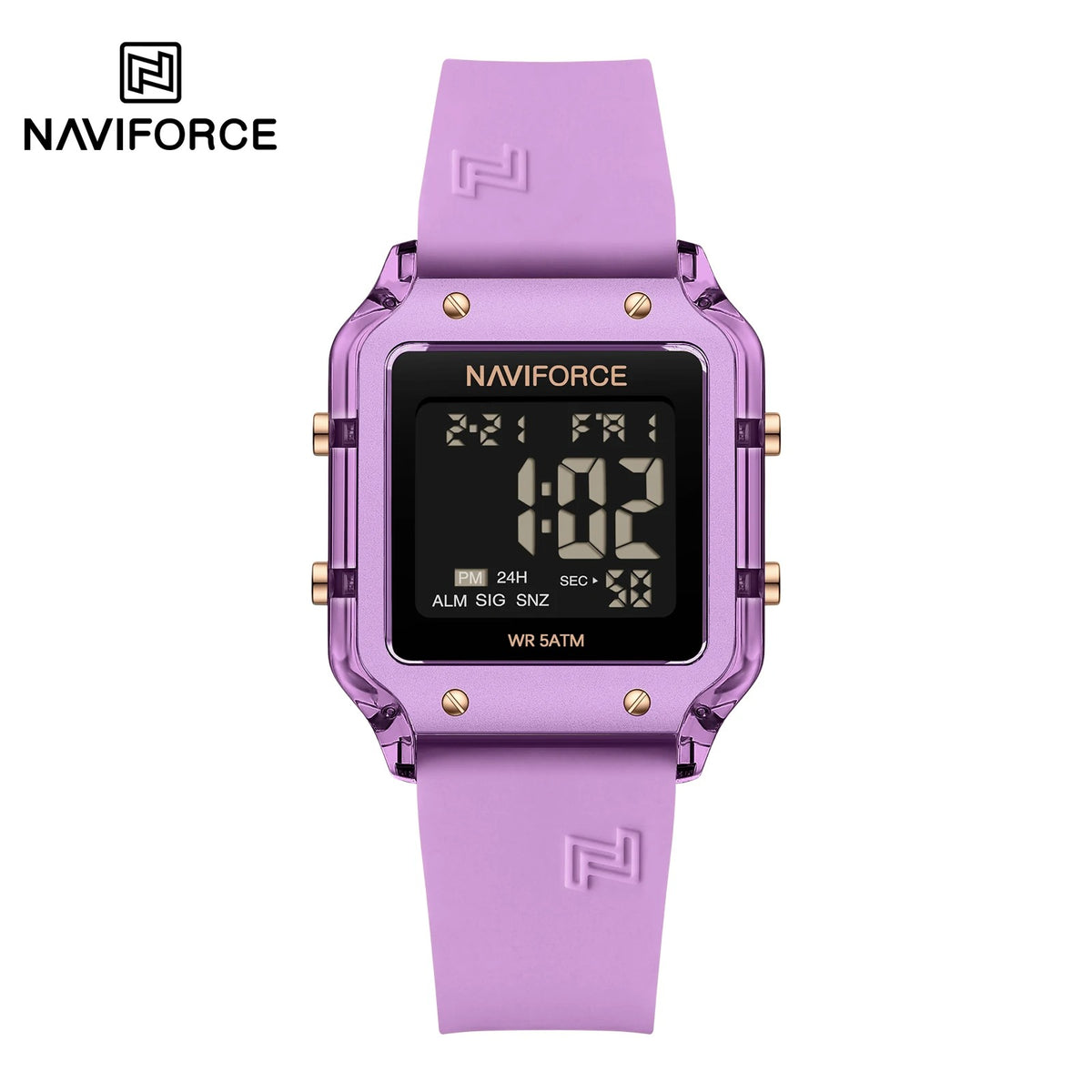 Reloj Naviforce NF6105 Mujer Digital Silicona Amarillo