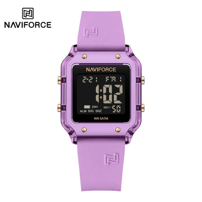 Reloj Naviforce NF6105 Mujer Digital Silicona Amarillo