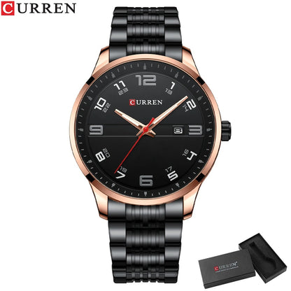 Reloj Curren 8411 Hombre Acero Calendario