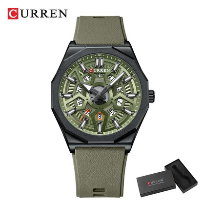 Reloj Curren Hombre Silicona Multifunción