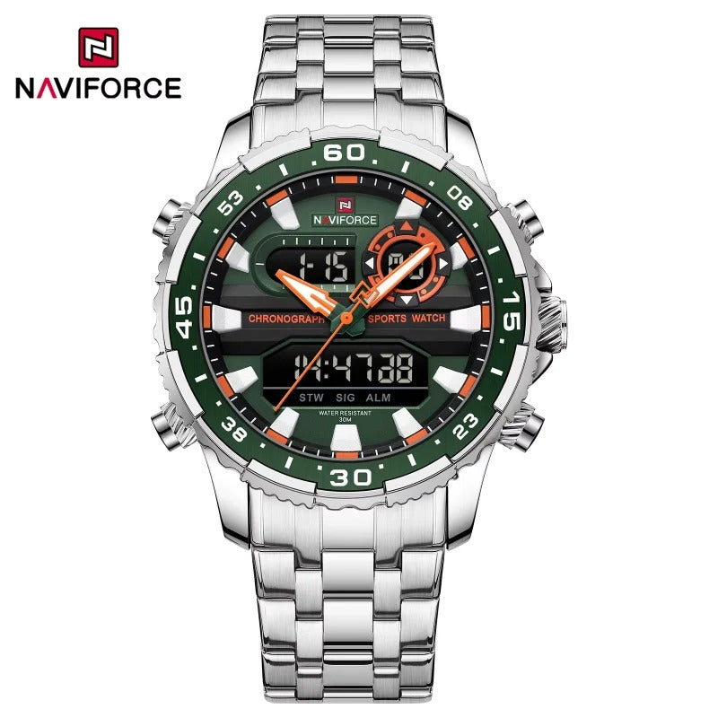 Reloj Naviforce Hombre Acero Analógico Digital