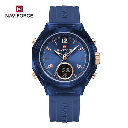 Reloj Naviforce Mujer Digital Silicona 5ATM