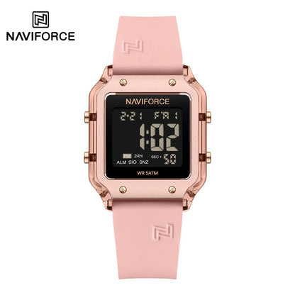 Reloj Naviforce NF6105 Mujer Digital Silicona Amarillo — Foucault Valdivia