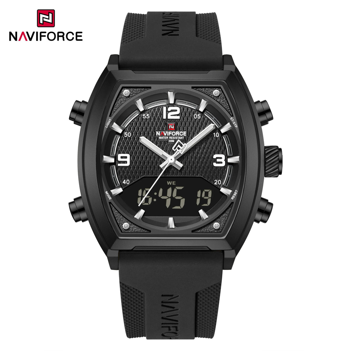 Reloj Naviforce Hombre Silicona Digital Militar