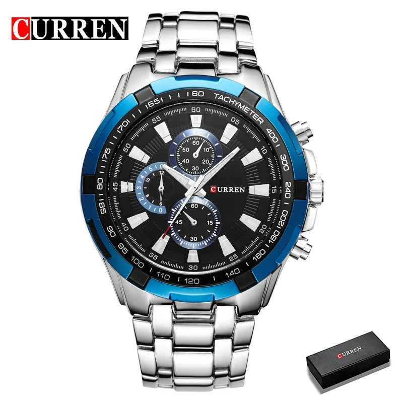 Reloj Curren 8023 Hombre Acero Militar