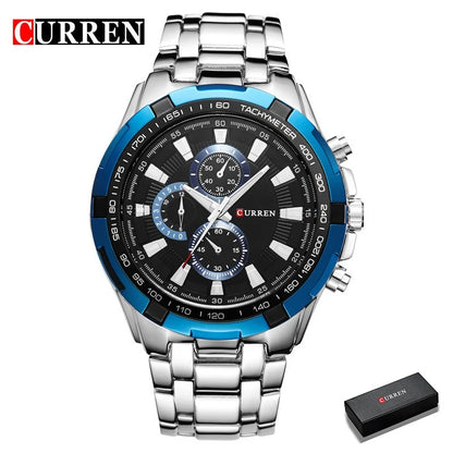 Reloj Curren 8023 Hombre Acero Militar