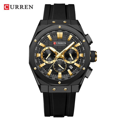 Reloj Curren Hombre Silicona Militar Luminoso