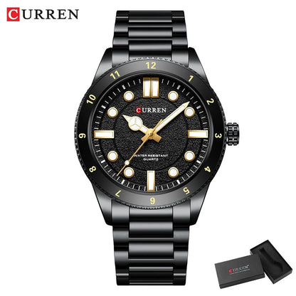 Reloj Curren 8450 Hombre Correa de Acero Verde