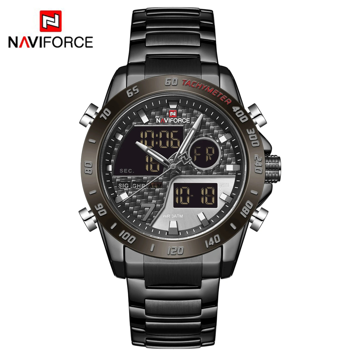 Reloj Naviforce NF9171 Hombre Acero Doble Pantalla