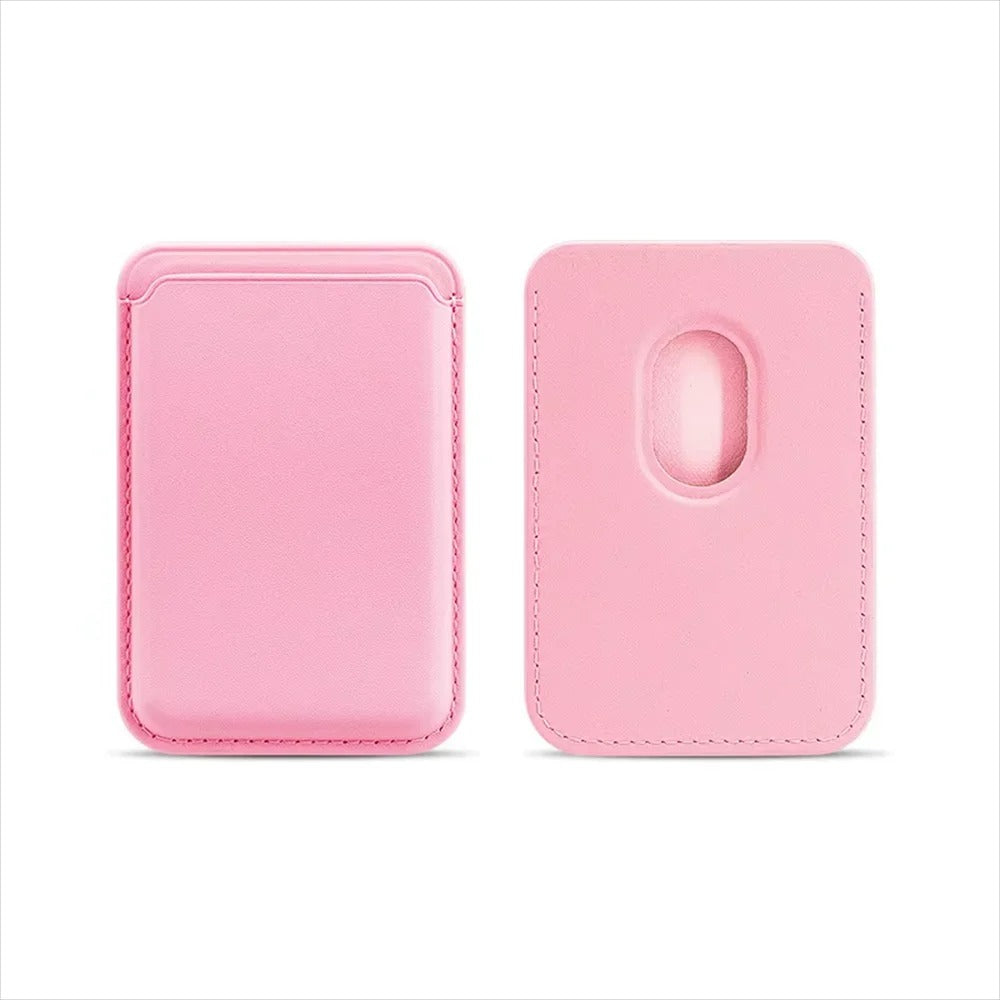 Tarjetero Magnético de Cuero para Hombre | Billetera Minimalista Porta Tarjetas RFID