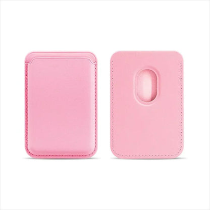 Tarjetero Magnético de Cuero para Hombre | Billetera Minimalista Porta Tarjetas RFID